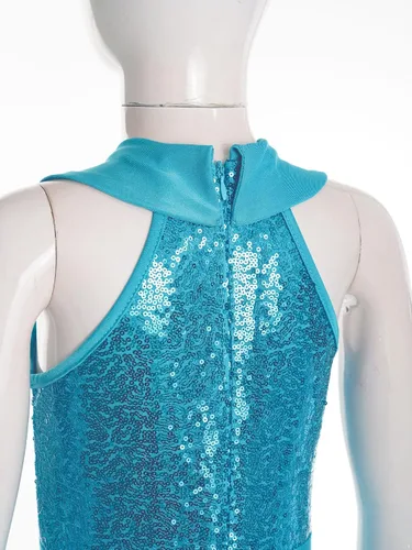 Vista 40 de JEATHA Mono de discoteca hippie brillante de los años 70 para niñas y niñas, con lentejuelas brillantes, disfraz de baile funky