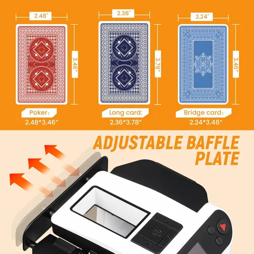 Vista 8 de Barajador y distribuidor automático de tarjetas + 4 controles