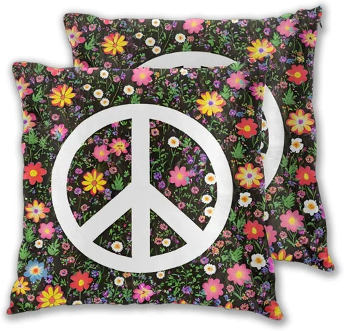 Vista 27 de Juego de 2 fundas de almohada para sofá, oficina, dormitorio, decoración del hogar, 16 x 16 pulgadas