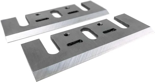 Vista 3 de Makita 2 piezas – 3.25" HSS cepilladora cuchillas para cepilladoras de 3.25 pulgadas – corte rápido para madera dura