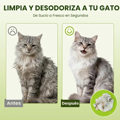 Vista 6 de PawSono Toallitas hipoalergénicas para perros, gatos y animales pequeños, 100