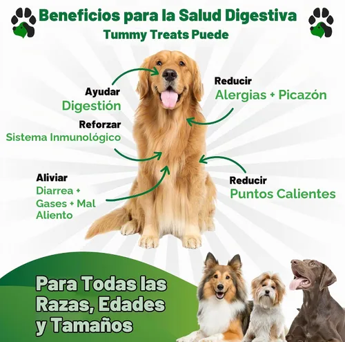 Vista 2 de Probióticos para perros, 90 masticables blandos - Probiótico para perros