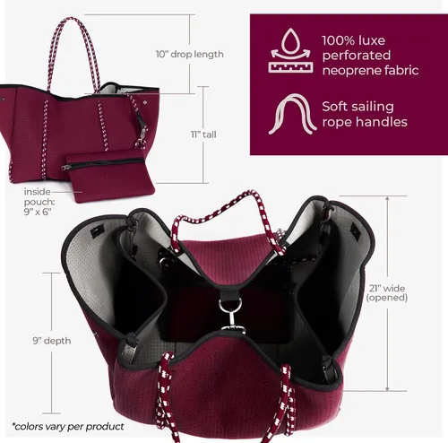 Vista 4 de POPUPS Bolsas grandes de neopreno - Bolsa de neopreno ligera y resistente al agua