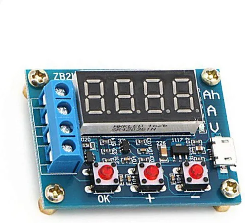 Vista 3 de HiLetgo Medidor de capacidad de batería Probador de descarga Analizador 1.5V-12V Medidor de capacidad de batería Probador de descarga