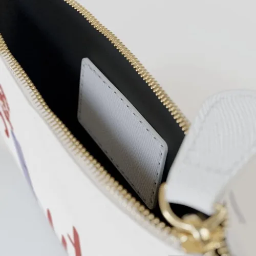 Vista 3 de Bolso de mano de cuero blanco Bolsa de mano veganabolso de mujer jefabolsa de noche para citabolso de nocheregalo para noviaregalo para ella Blanco