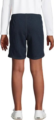 Vista 4 de Lands' End Pantalones cortos de gimnasio de malla para niñas