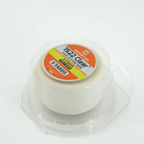 Vista 2 de Cinta transparente "1522" de doble cara, adhesivos para hombres, sistema de cabello, extensiones de cabello tipo tupé, extensiones de cabello