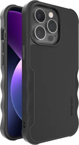 Vista 10 de Smartish Funda para iPhone 12 Pro Max Armor - Gripzilla [resistente + protectora] Funda de agarre delgada y resistente - Black Tie Affair