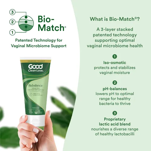 Vista 3 de Good Clean Love Rebalance Lavado Íntimo Femenino, Limpiador a Base de Agua con pH Equilibrado e Hidratante con Aloe Vera Orgánico e Ingredientes