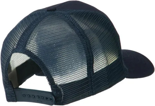 Vista 4 de e4Hats.com Gorra de malla de sarga parcheada con bandera del estado de California
