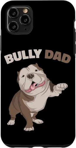 Vista 13 de American Bully Dad Dog Owner Father Funny Men Case for iPhone 17
