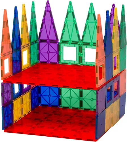 Vista 6 de Playmags Juego de Estabilizador de Construcción Súper Duradero, Gran Complemento para Todos los Juegos de Azulejos Magnéticos, Funciona con Todas
