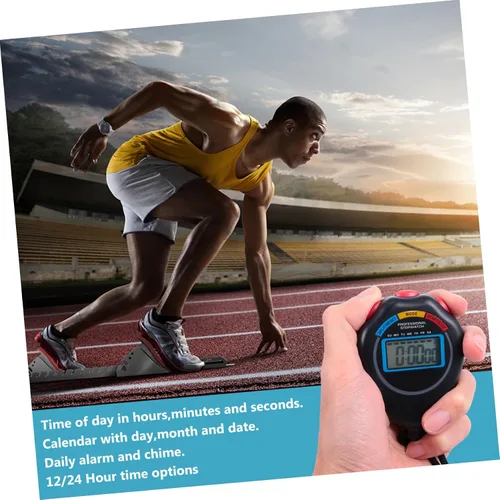 Vista 4 de Temporizador electrónico profesional de 3 piezas para juegos deportivos, temporizador de partidos duradero con diseño fácil de usar para árbitros