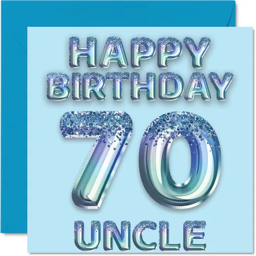 Vista 287 de Stuff4 Tarjeta de primer cumpleaños para niños, globo de fiesta con purpurina azul, tarjetas de feliz cumpleaños para niño de 1 año, nieto, hijo, 57
