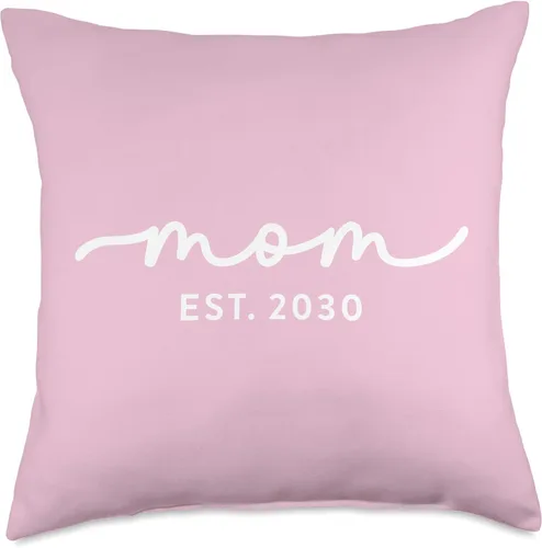 Vista 4 de Mom Est 2030 Custom Mom Personalized Mother’s Day Customized Throw Pillow