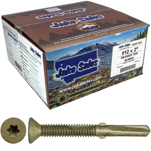 Vista 10 de Tornillos autoperforantes Reamer Tek Torx/Star Head de 10x1-5/8 de madera a metal - para plataformas, remolques - Cabeza de tornillo T-30 Torx 1