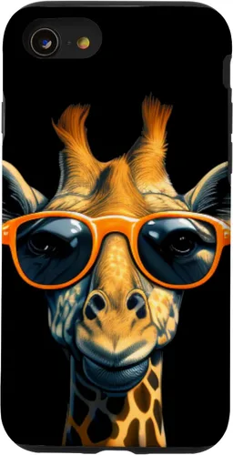 Vista 17 de Funny Giraffe with Sunglasses Case for iPhone 17