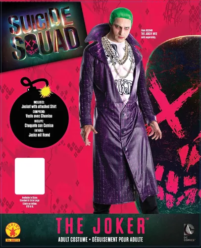 Vista 4 de Rubie's - Disfraz del Guasón de Suicide Squad para hombre