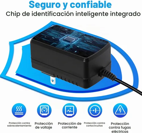 Vista 5 de Cargador de 12 V para niños con enchufe cuadrado