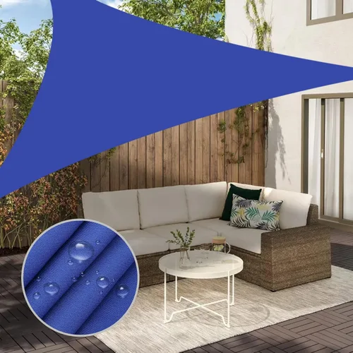 Vista 19 de Neween Toldo Vela, 6'7'' x 6'7'' x 6'7'' Toldo Vela Triangular Impermeable para Patio Jardín Cubierta Pérgola Exterior Toldo Vela 98% Bloqueo UV