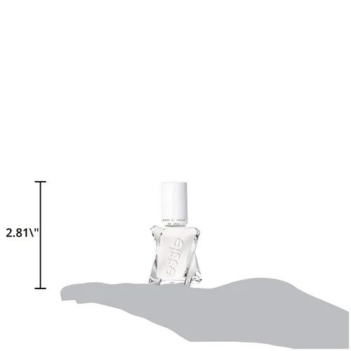 Vista 3 de essie Gel Couture Esmalte de Uñas de Larga Duración de 2 Pasos, First Fitting, 0.46 fl oz