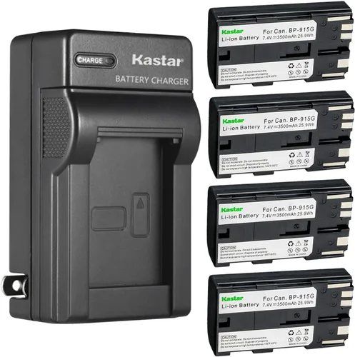 Vista 7 de Kastar Cargador de batería de pared BP-915G AC para Canon XH-A1, XH-A1 HDV, XH-A1S HD, XH-A1SE HDV, XH-G1 HDV, XH-G1S, XH-G1S HD, XL-H1A, XL-H1S