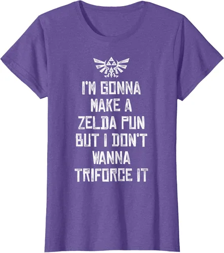Vista 16 de Nintendo Zelda Funny Triforce It Pun - Camiseta gráfica, Negro, S