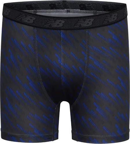 Vista 3 de New Balance Ropa interior de 3.5 pulgadas para niños, calzoncillos tipo bóxer Performance (paquete de 4)