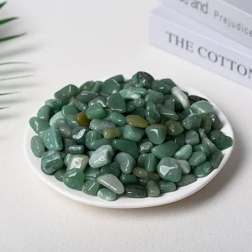 Vista 17 de Piedras naturales de 3.53 oz de cuarzo transparente, cristal rosa, amatista, citrino, fluorita, aventurina, ojo de tigre, gravilla de obsidiana