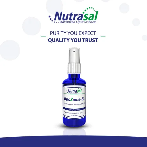 Vista 7 de Nutrasal LipoZome B-Complex Sublingual Spray - 2 onzas líquidas