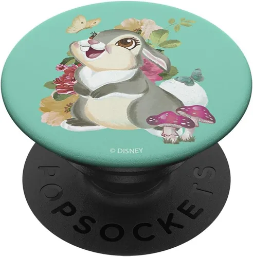 Vista 6 de Disney Bambi Thumper Floral Retrato PopSockets MagSafe PopGrip para iPhone
