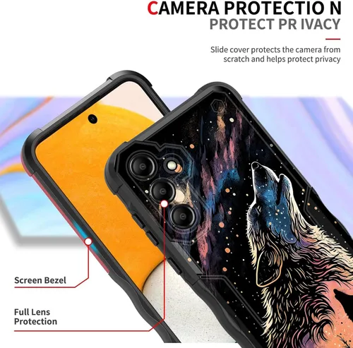 Vista 355 de Funda para Galaxy A14 5G, [Doble Capa][Protección contra Caídas de Grado Militar de 10 Pies] [Antideslizante] Funda Resistente a Prueba de Golpes