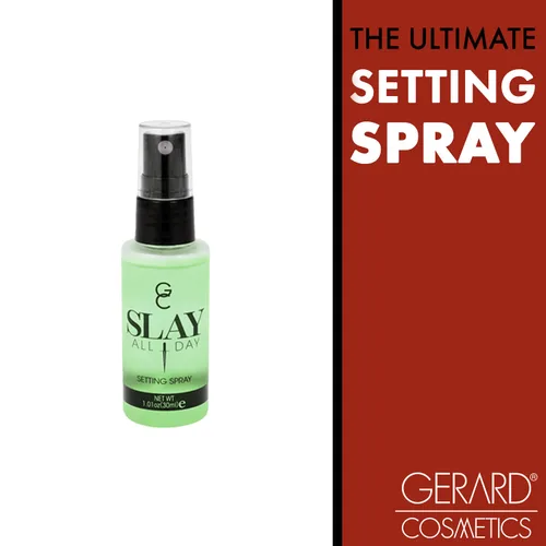 Vista 6 de Gerard Cosmetics Espray fijador Slay All Day, tamaño para viajes