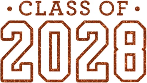 Vista 26 de Calcomanía para planchar de clase 2028, parche de camiseta de clase superior, transferencia de calor, calcomanía gráfica de camiseta HTV para negro