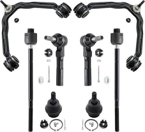 Vista 178 de Detroit Axle - Kit de brazos de control de extremo de 8 piezas para Toyota 2001-2003 Highlander 2002-2003 Camry Lexus ES300, 2 conjuntos de brazos