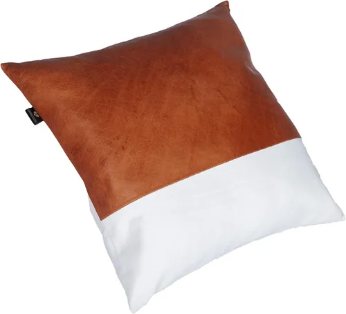 Vista 15 de LL LEATHER LOVERS Funda de almohada de piel de cordero - Funda de cojín para sofá, fundas decorativas para sala de estar y dormitorio, 20 x 20 Negro