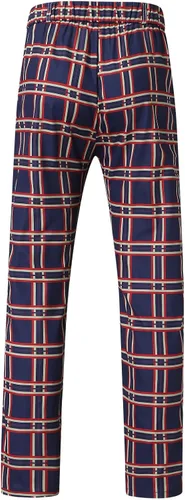 Vista 2 de GIERIDUC Pantalones deportivos para correr para hombre, pantalones de trabajo ligeros para hombre, pantalones de algodón y lino