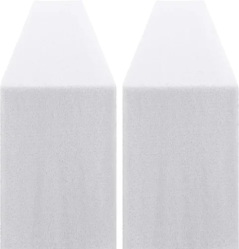 Vista 66 de Pufogu - Camino de mesa de lentejuelas brillantes de 12 x 72 pulgadas para fiestas de cumpleaños, decoración de bodas, despedidas de soltera