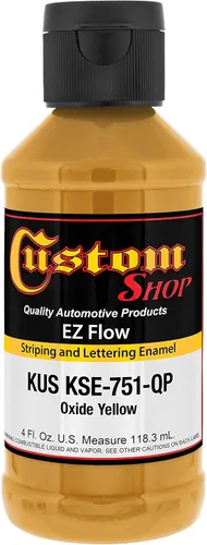 Vista 17 de Custom Shop KSE755-QP - Pintura esmaltada EZ Flow a rayas y letras de oro 23K, 4 onzas