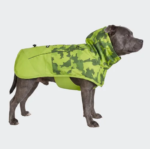 Vista 30 de Spark Paws - Chaqueta impermeable para perros, resistente al viento, para perros pequeños, medianos, grandes y extragrandes, traje reflectante