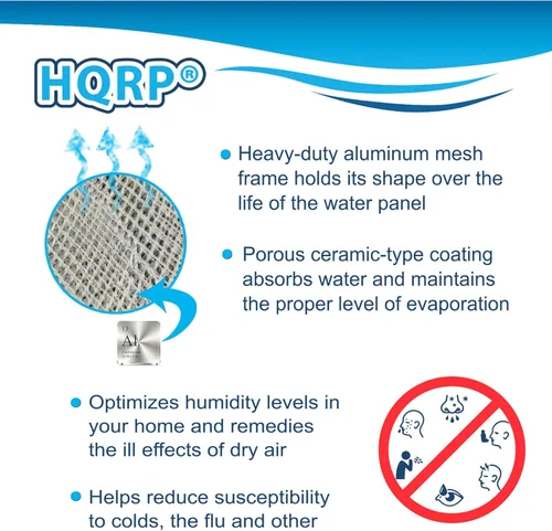Vista 4 de HQRP Filtro de agua compatible con humidificadores Trane/American Standard BAYPAD02A1310A; HUMD300A / HUMD500A / THUMD300ABA00B / THUMD500APA00B