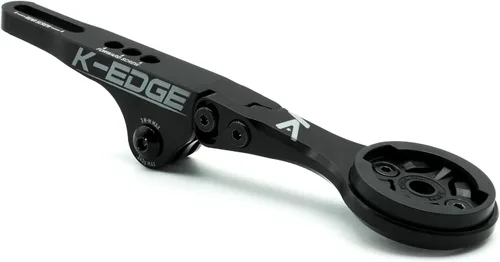 Vista 3 de K-Edge Sistema de manillar integrado XXL Soporte para computadora de bicicleta para dispositivos GPS Garmin Combo Negro gps-vehicle-mounts