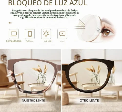 Vista 6 de Cateye Reading Glasses for Women - Mocha Muse Tortuga de cacao