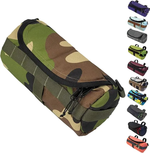 Vista 14 de Bolsa para manillar (Bikeday Cake) Capacidad de 2 litros Amplia bolsa para bicicleta con 2 correas de hebilla extra largas y 1 correa de gancho