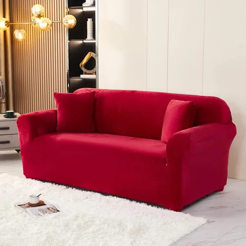 Vista 2 de Daesar Funda elástica para sofá de 1 plaza, funda elástica para sofá de sala de estar, protector de muebles de elastano para perros y mascotas
