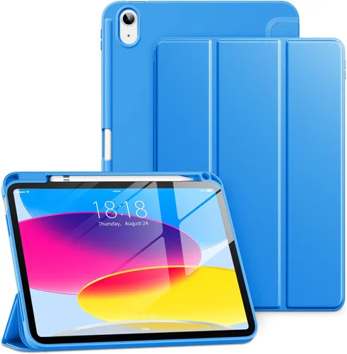 Vista 11 de DTTO Funda para iPad (A16) de 11ª Generación de 11 Pulgadas 2025, Funda para iPad de 10ª Generación de 10.9 Pulgadas 2022, Funda Protectora Trasera