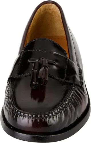Vista 2 de Cole Haan Mocasines con borlas para hombre, Negro