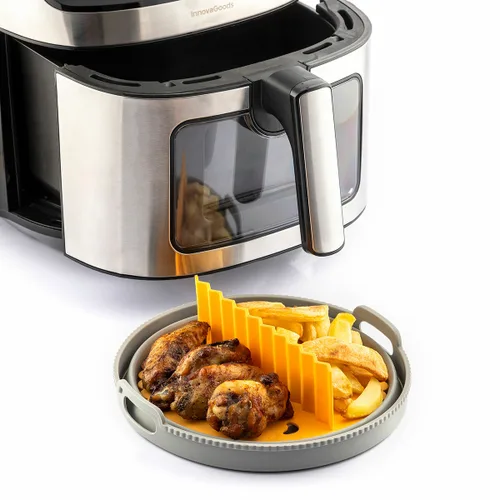Vista 10 de Cesta de Silicona Plegable para Freidora de Aire Fliynner InnovaGoods