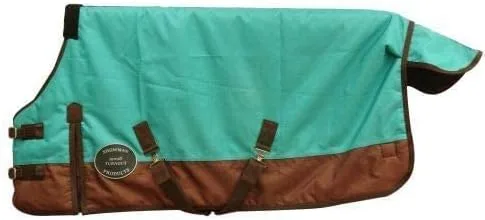 Vista 6 de Showman Pony/Yearling 36" - 40" 1200 Denier Hoja de participación impermeable y transpirable Azul