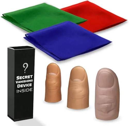Vista 2 de Kit de desaparición de trucos mágicos con sedas y secretos
